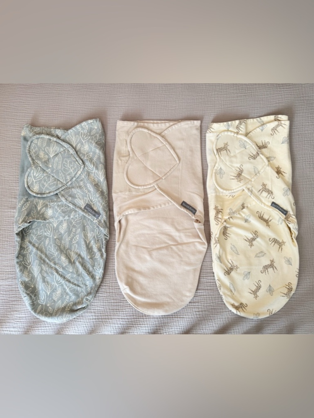 swaddle me • 0-3 month bundle • girl boy neutral sleep sack set